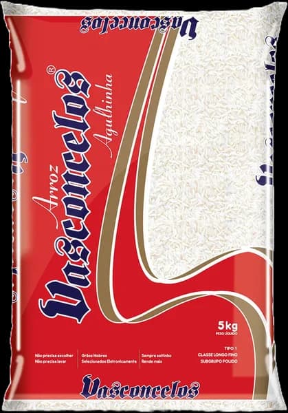Arroz Vasconcelos Pacote 5kg