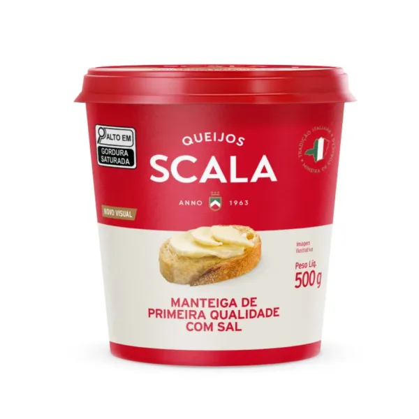 Manteiga c/ Sal Scala 500g